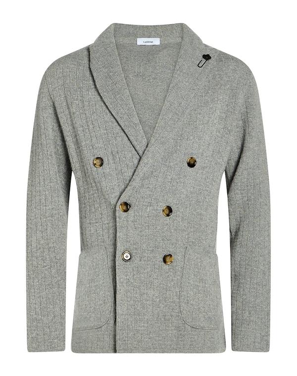 ラルディーニ メンズ アウター ジャケット・ブルゾン LARDINI Light Gray グレー｜ReVida 店