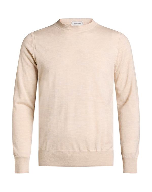 パウロペコラ メンズ トップス シャツ プルオーバー PAOLO PECORA Beige ベージュ|ReVida 店