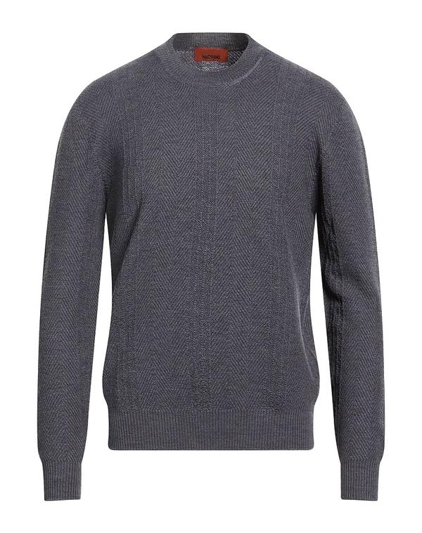 ミッソーニ メンズ トップス シャツ プルオーバー MISSONI Gunmetal ガンメタル｜ReVida 店