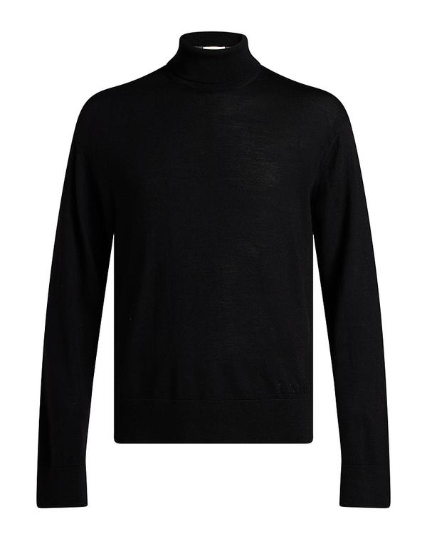 ラネウス メンズ アウター ニット・セータートルネック LANEUS Black ブラック｜ReVida 店