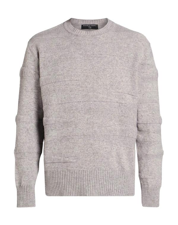 ダニエル フィエゾリ メンズ トップス シャツ プルオーバー DANIELE FIESOLI Gray グレー｜ReVida 店