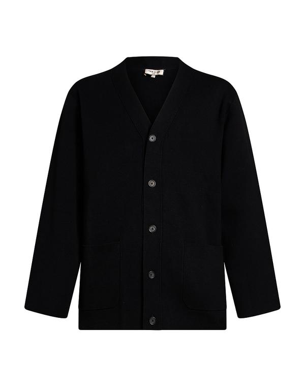 ポール&ジョー メンズ アウター カーディガン PAUL & JOE Black ブラック|ReVida 店