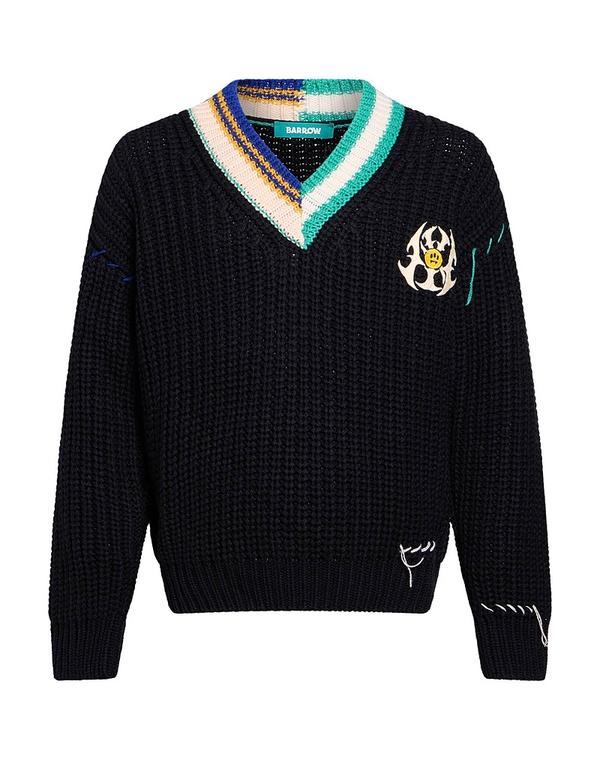 バロー メンズ トップス シャツ プルオーバー BARROW Black ブラック｜ReVida 店 36,920円