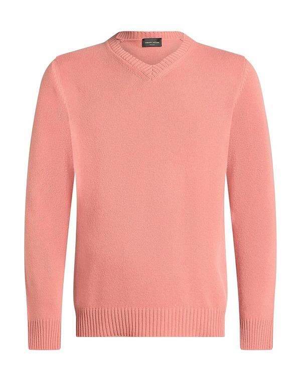 ロベルトコリーナ メンズ トップス シャツ プルオーバー ROBERTO COLLINA Salmon Pink ピンク｜ReVida 店