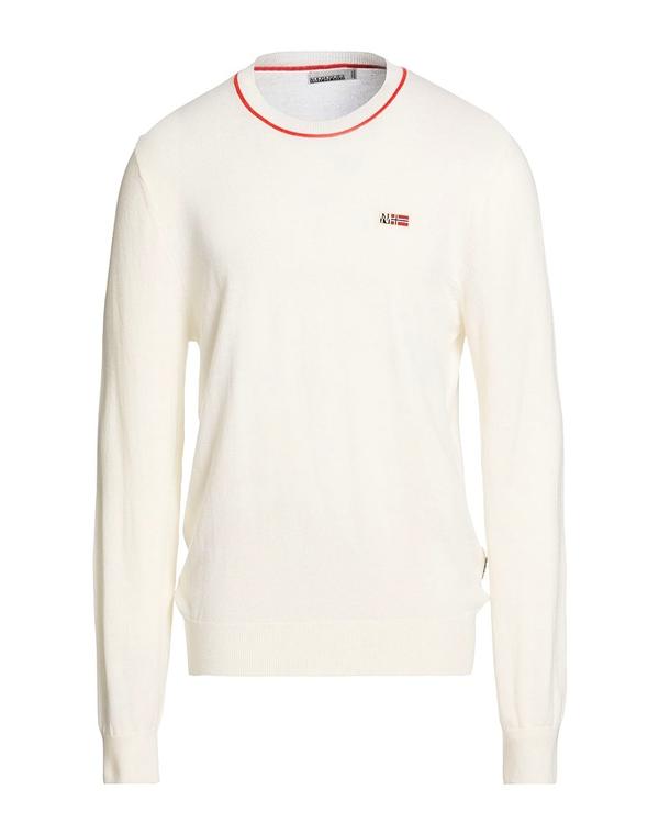 ナパピリ メンズ トップス シャツ プルオーバー NAPAPIJRI Off White オフホワイト|ReVida 店