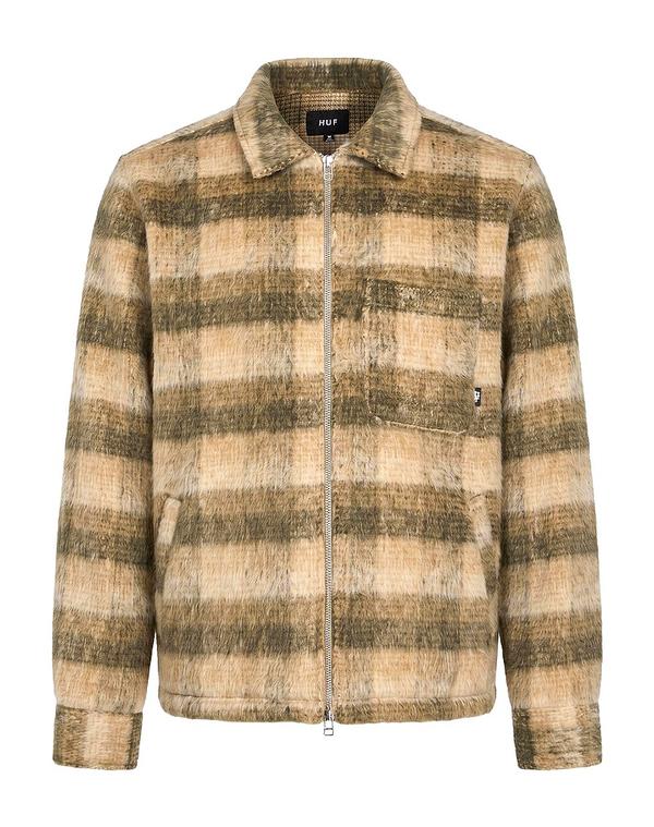 ハフ メンズ アウター ジャケット・ブルゾン HUF Beige ベージュ｜ReVida 店