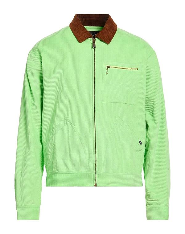 ハフ メンズ アウター ジャケット・ブルゾン HUF Lime Green ライム|ReVida 店