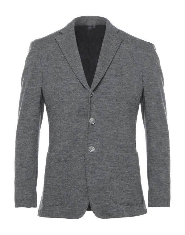 卸直営店（お得な特別割引価格） FEDELI フェデーリ ジャケット＆ブルゾン アウター メンズ Jackets Light grey 