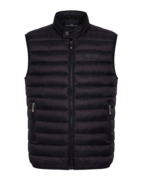 ジョン リッチモンド メンズ トップス ベスト JOHN RICHMOND Black ブラック|ReVida 店