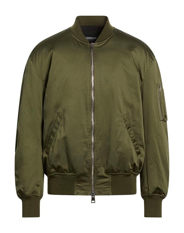 ドンダップ メンズ アウター ジャケット・ブルゾン ボンバージャケット DONDUP Military Green グリーン|ReVida 店