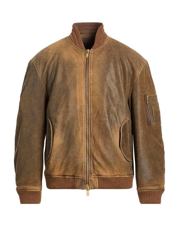 ゴールデングース メンズ アウター ジャケット・ブルゾン ボンバージャケット GOLDEN GOOSE Light Brown ブラウン｜ReVida 店