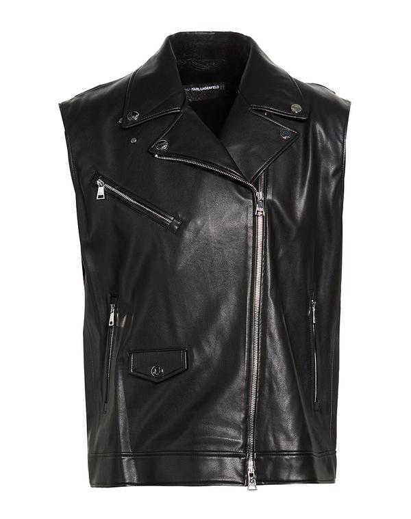 カール ラガーフェルド メンズ トップス ベスト KARLAGERFELD Black ブラック|ReVida 店