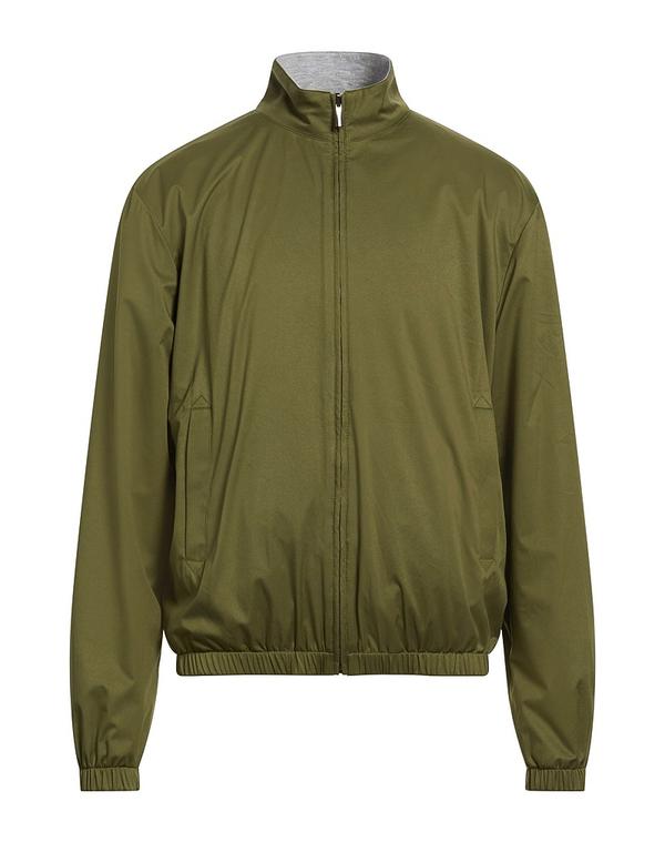 カナーリ メンズ アウター ジャケット・ブルゾン ボンバージャケット CANALI Dark Green グリーン｜ReVida 店