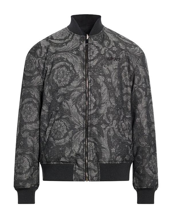 ヴェルサーチ メンズ アウター ジャケット・ブルゾン VERSACE Charcoal チャコール｜ReVida 店