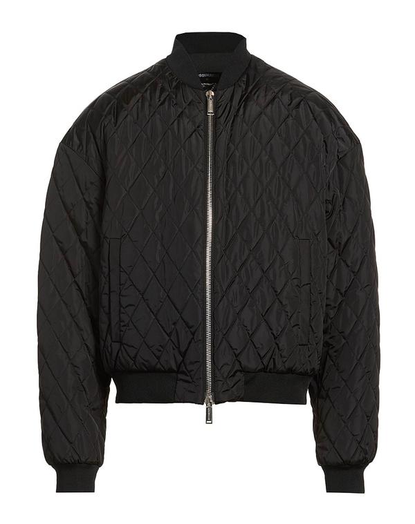 ディースクエアード メンズ アウター ジャケット・ブルゾン ボンバージャケット DSQUARED2 Black ブラック｜ReVida 店