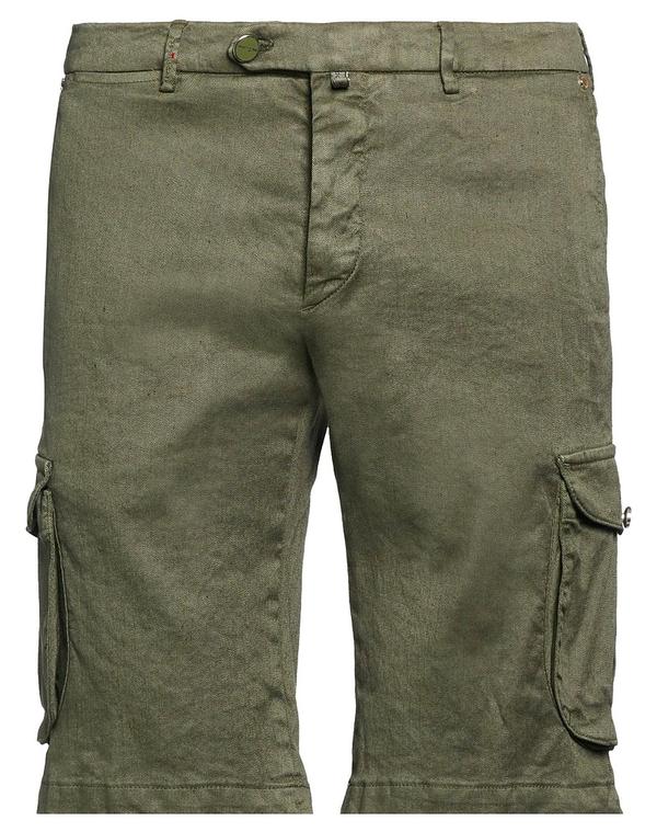 キートン メンズ ボトムス ハーフパンツ・ショーツ ショートパンツ&バミューダパンツ KITON & Military Green グリーン|ReVida 店