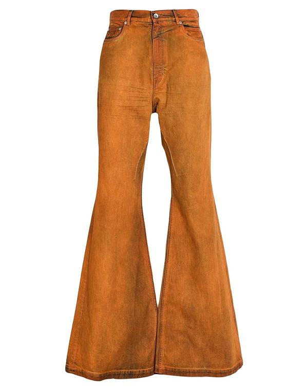 ダークシャドウ バイ リックオウエンス メンズ ボトムス デニムパンツ ジーンズ DRKSHDW by RICK OWENS Orange オレンジ｜ReVida 店