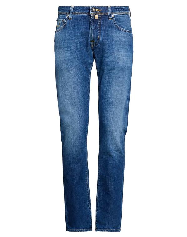 ヤコブ コーエン メンズ ボトムス デニムパンツ ストレートレッグ JACOB COH Ё N Blue ブルー｜ReVida 店