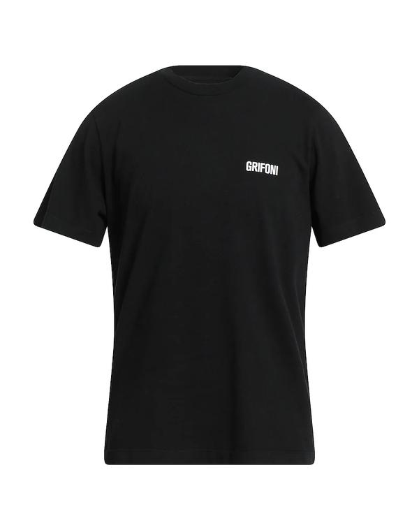 グリフォーニ メンズ トップス Tシャツ GRIFONI Ｔシャツ Black ブラック