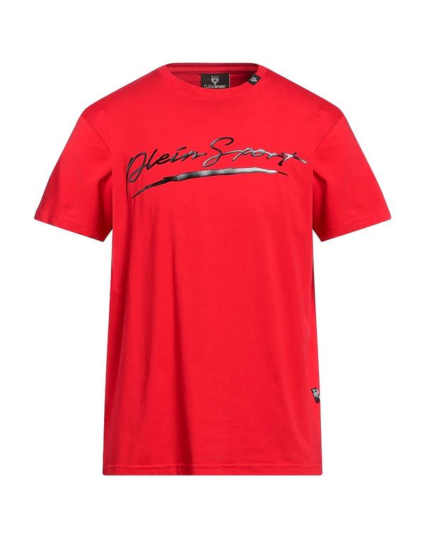 プレイン スポーツ メンズ トップス Tシャツ PLEIN SPORT Ｔシャツ Red レッド