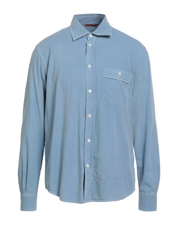 バレナ メンズ トップス シャツ BARENA 無地シャツ Light Blue ブルー 28,470円