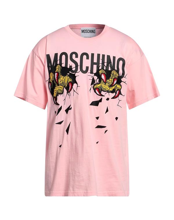 モスキーノ メンズ トップス Tシャツ MOSCHINO Ｔシャツ Light Pink ピンク