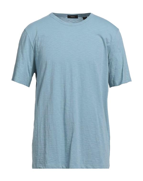 セオリー メンズ トップス Tシャツ THEORY ベーシック Tシャツ Light Blue ブルー