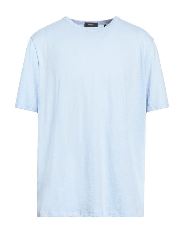セオリー メンズ トップス Tシャツ THEORY ベーシック Tシャツ Pastel Blue ブルー