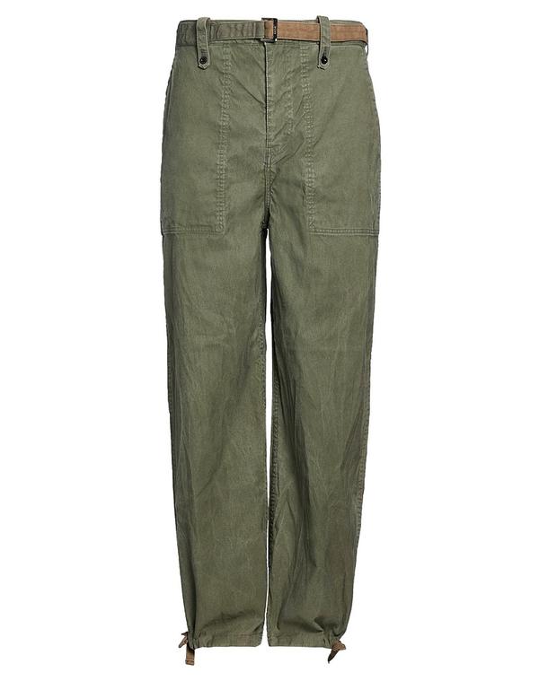 サカイ メンズ ボトムス カジュアルパンツ SACAI Military Green グリーン｜ReVida 店