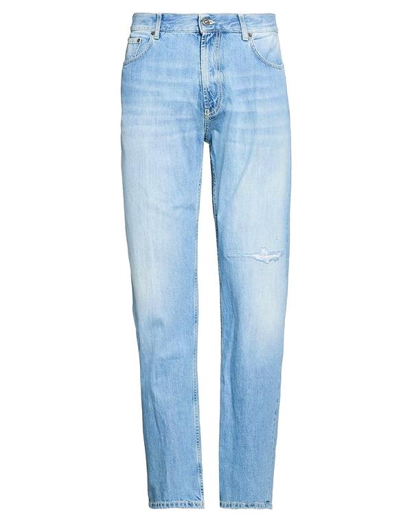 ドンダップ メンズ ボトムス デニムパンツ ストレートレッグ DONDUP Blue ブルー｜ReVida 店