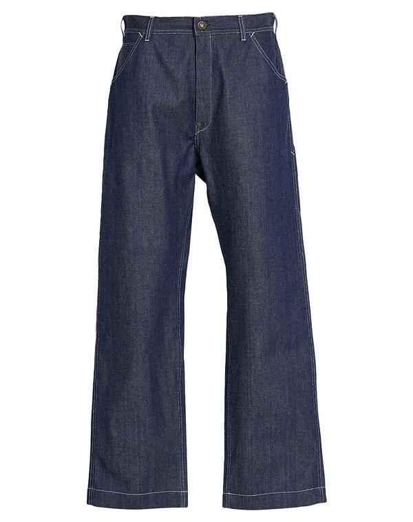 ムーレー メンズ ボトムス デニムパンツ ジーンズ MOORER Blue ブルー|ReVida 店