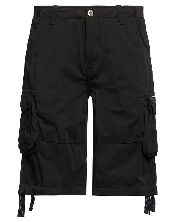 アルファインダストリーズ メンズ ボトムス ハーフパンツ・ショーツ ショートパンツ&バミューダパンツ ALPHA INDUSTRIES & Black ブラック|ReVida 店