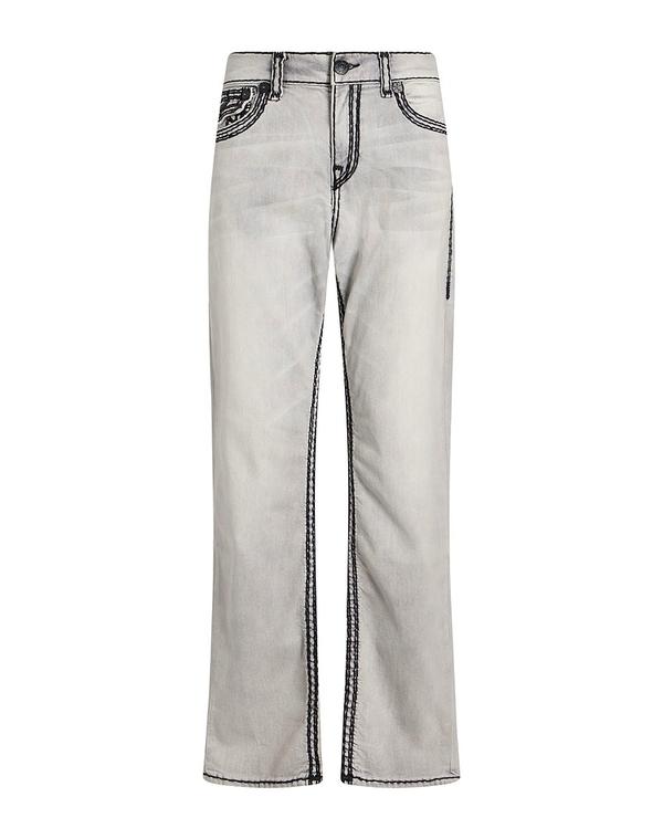 トゥルーレリジョン メンズ ボトムス デニムパンツ ジーンズ TRUE RELIGION Gray グレー|ReVida 店