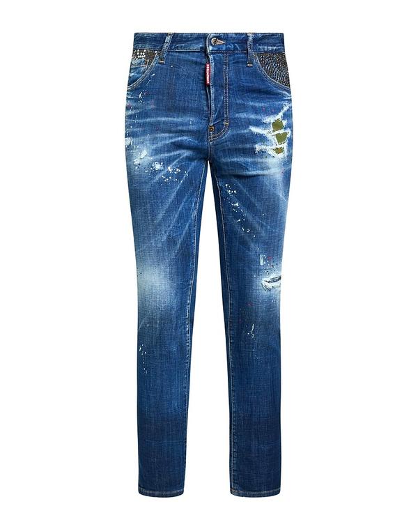 ディースクエアード メンズ ボトムス デニムパンツ ジーンズ DSQUARED2 Blue ブルー|ReVida 店
