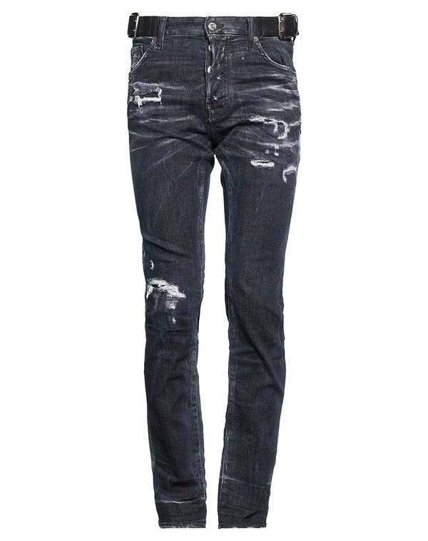 ディースクエアード メンズ ボトムス デニムパンツ ストレートレッグ DSQUARED2 Black ブラック｜ReVida 店