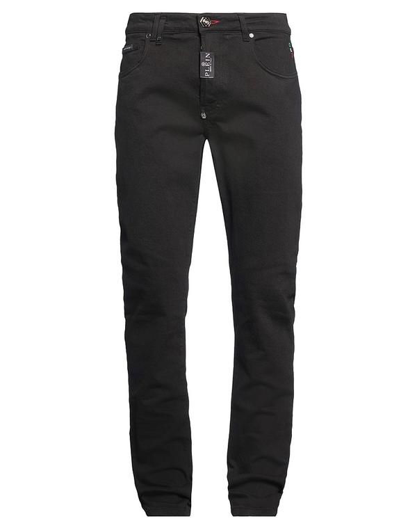 フィリッププレイン メンズ ボトムス デニムパンツ ジーンズ PHILIPPLEIN Black ブラック|ReVida 店
