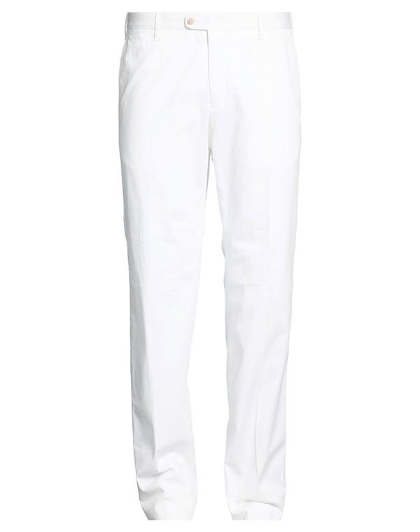 フェデーリ メンズ ボトムス カジュアルパンツ チノパンツ FEDELI White ホワイト|ReVida 店