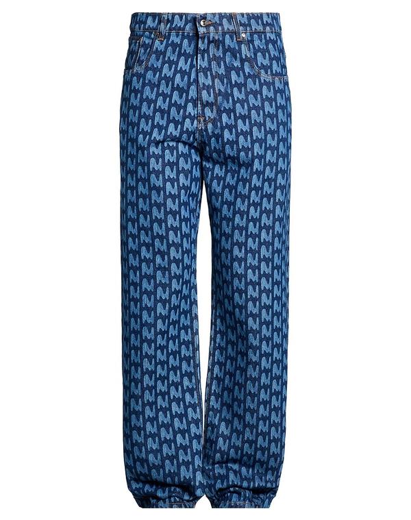 エムエスジイエム メンズ ボトムス デニムパンツ ストレートレッグ MSGM Blue ブルー｜ReVida 店