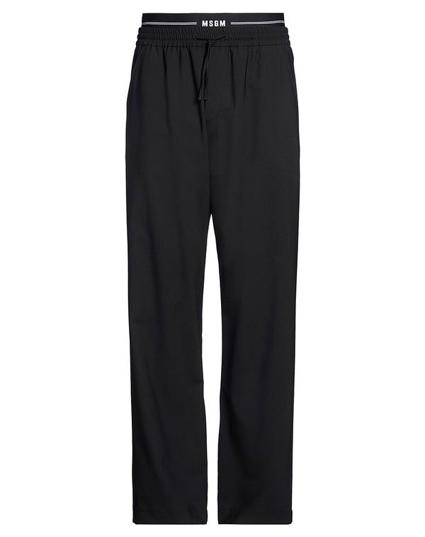 エムエスジイエム メンズ ボトムス カジュアルパンツ MSGM Black ブラック｜ReVida 店