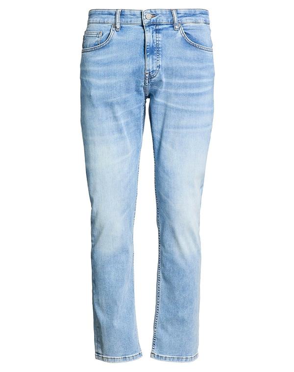 ボス メンズ ボトムス デニムパンツ ストレートレッグ BOSS Blue ブルー|ReVida 店