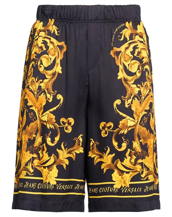 ヴェルサーチ メンズ ボトムス ハーフパンツ・ショーツ ショートパンツ&バミューダパンツ VERSACE JEANS COUTURE & Yellow イエロー|ReVida 店