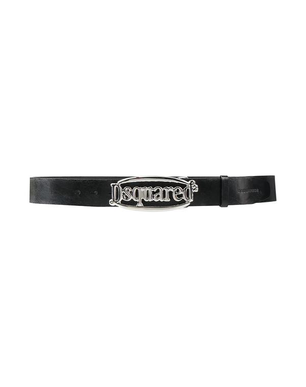 ディースクエアード メンズ アクセサリー ベルト DSQUARED2 Black ブラック｜ReVida 店