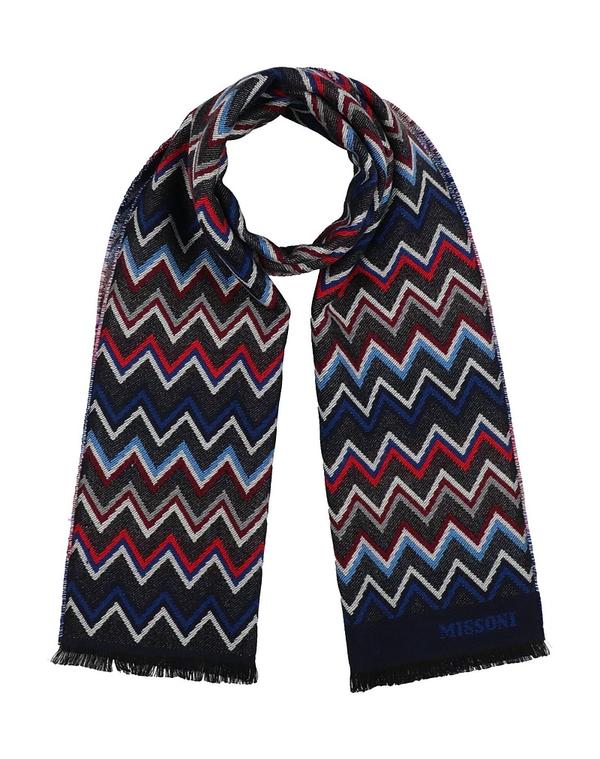 ミッソーニ メンズ アクセサリー マフラー・ストール・スカーフ マフラー&スカーフ MISSONI & Charcoal チャコール|ReVida 店