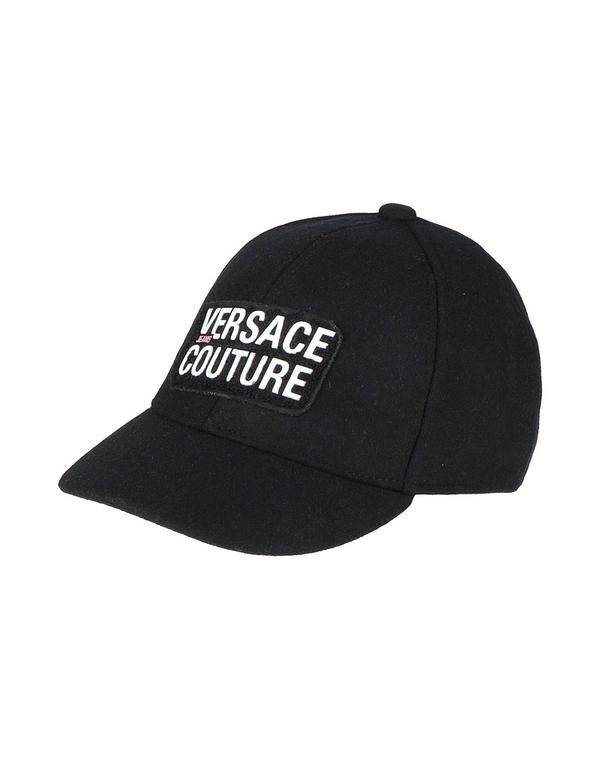 ヴェルサーチ メンズ アクセサリー 帽子 VERSACE JEANS COUTURE Black ブラック|ReVida 店