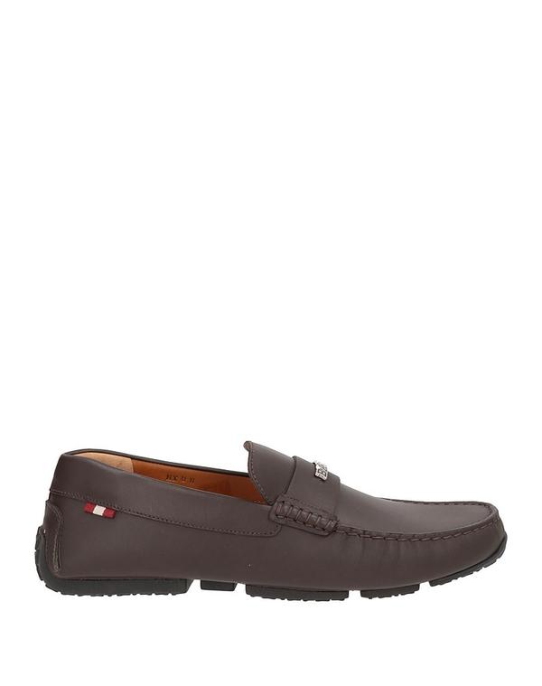 バリー メンズ シューズ スリッポン・ローファー モカシン BALLY Dark Brown ブラウン|ReVida 店