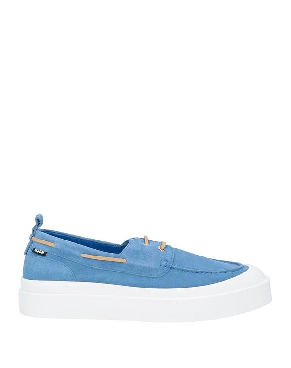 エムエスジイエム メンズ シューズ スリッポン・ローファー モカシン MSGM Sky Blue ブルー|ReVida 店