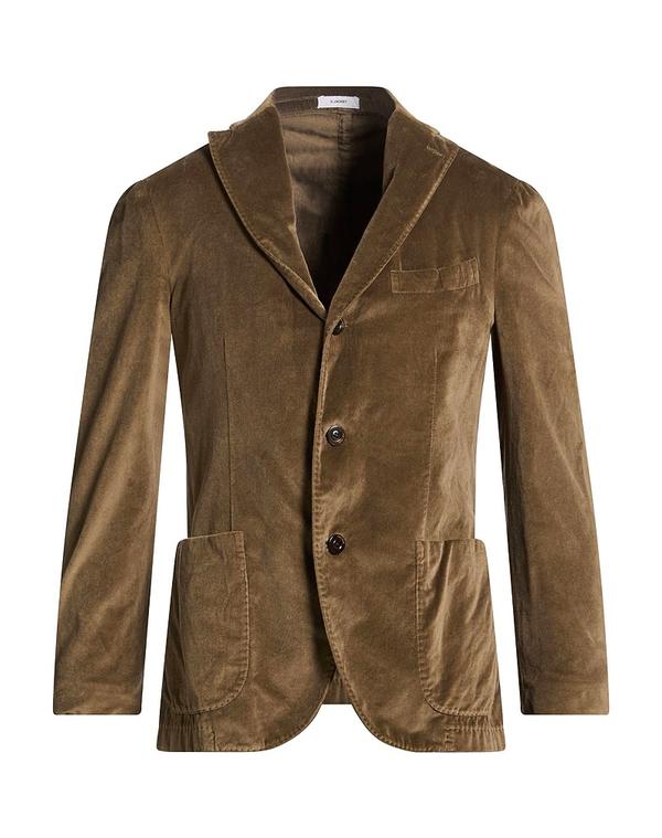ボリオリ メンズ アウター ジャケット・ブルゾン BOGLIOLI Khaki カーキ｜ReVida 店