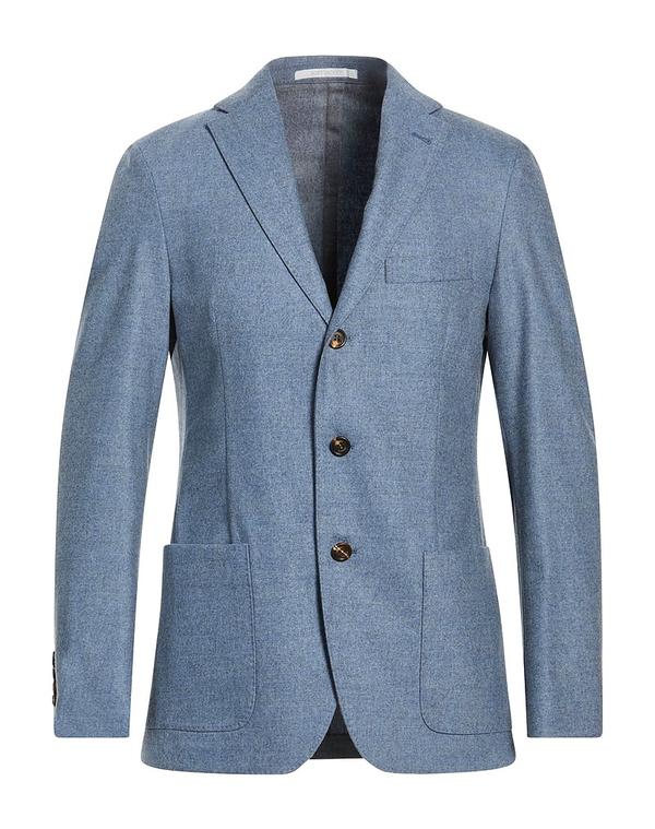 イレブンティ メンズ アウター ジャケット・ブルゾン ELEVENTY Blue Gray グレー｜ReVida 店