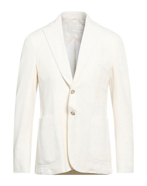 バルバナポリ メンズ アウター ジャケット・ブルゾン BARBA Napoli Off White オフホワイト|ReVida 店