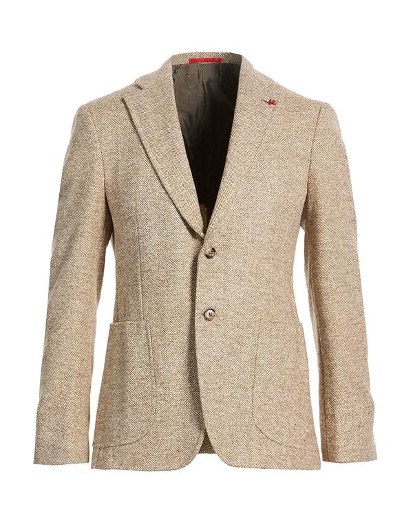 イザイア メンズ アウター ジャケット・ブルゾン ISAIA Beige ベージュ|ReVida 店